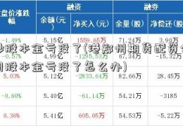 炒股本金亏没了(港郑州期货配资公司股本金亏没了怎么办)