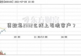 贷款怎2332么线上引流客户？