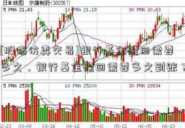 [股指仿真交易]银行基金赎回需要多久，银行基金赎回需要多久到账？