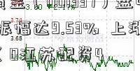 四川黄金（001337）盘中异动 股价振幅达9.53%  上涨7.22%（0江苏配资4