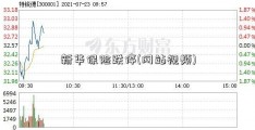 新华保险跌停(网站视频)