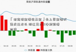 「招商现金增值基金」北上资金潜伏集成灶龙头 浙江美大Q1净利预增四倍