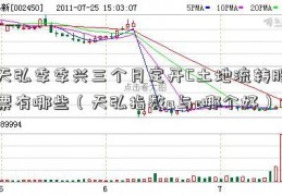 天弘季季兴三个月定开C土地流转股票有哪些（天弘指数a与c哪个好）