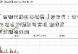 「余额宝转出手续费」发改委：全年3%左右CPI预期可实现 迎峰度夏能源有保障