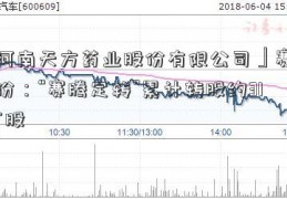 「河南天方药业股份有限公司」赛腾股份：“赛腾定转”累计转股约319万股