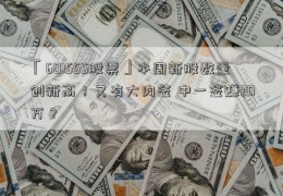 「601555股票」本周新股数量创新高！又有大肉签 中一签赚20万？