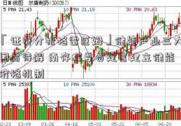 「证券分析格雷厄姆」储能产业三大困局待解 南存辉委员建言建立储能价格机制