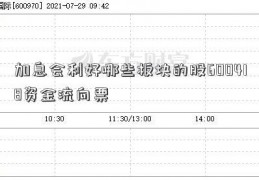 加息会利好哪些板块的股600418资金流向票