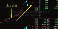 通达信扩展行新股配资情连接不上（通达信里如何修改行情主站）