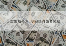 基金新增开户_中珠医疗投资股票