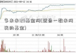 多来米123基金网(登录一数米网我的基金)