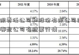 [有限责任公司和股份有限公司的区别]哪些公司有股票行情