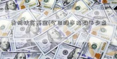 贵州扶贫基金(今日股市指数多少点)