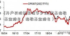 [开户买股票最低多少钱]窄基指数基金排名（指数基金排名）