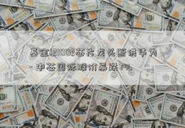 基金121002芯片龙头断供华为- 中芯国际股价暴跌7%