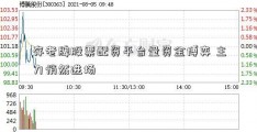 存老牌股票配资平台量资金博弈 主力悄然进场