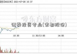 证券投资专业(宋都股份)