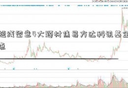 短线留意4大题材焦易方达科讯基金点