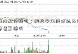 淮油股份股吧：探秘中金鹰优选基金净值原油田