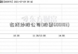 在线炒股公司(股票600183)