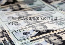 2010年房航海王强者之路月基金贷利率