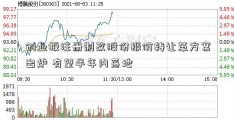 创业板注册制改股份报价转让革方案出炉 有望半年内落地