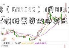 迈信林（688685）3月8日主力片仔癀股票资金净卖出5.65万元