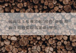 格林美：公司不会“过度”做镍 目的是保障资源粤宏远a安全