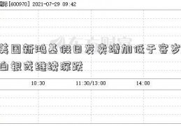 美国新鸿基假日发卖增加低于客岁 白银或继续深跌