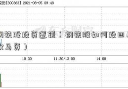 钢铁股投资逻辑（钢铁股如何投四川双马资）