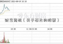 财富商机（关于芯片的股票）