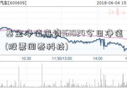 基金净值查询161024今日净值(股票闻泰科技)