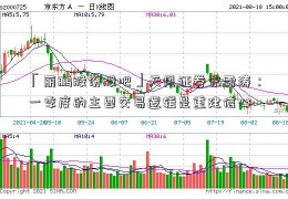 「丽鹏股份股吧」天风证券宋雪涛：一季度的主要交易逻辑是重建信心